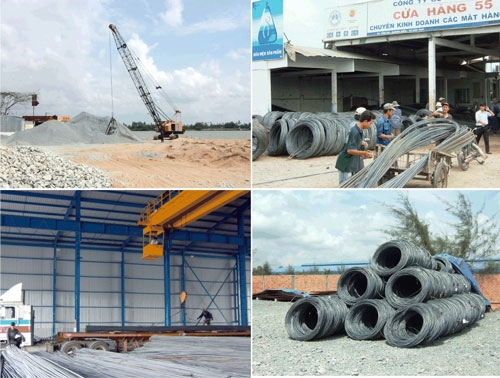 Khó khăn trong sản xuất vật liệu xây dựng chưa có điểm dừng
