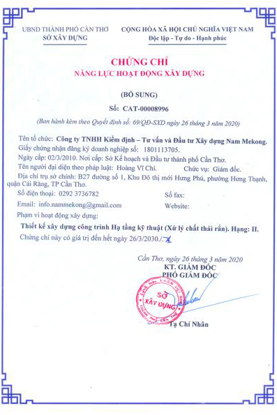 Chứng chỉ năng lực hoạt động xây dựng 4